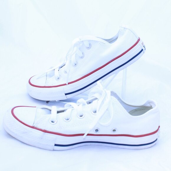 Converse Chuck Taylor All Star Unisex M4 W6 White Low Top Sneakers - M7652 - Picture 3 of 9